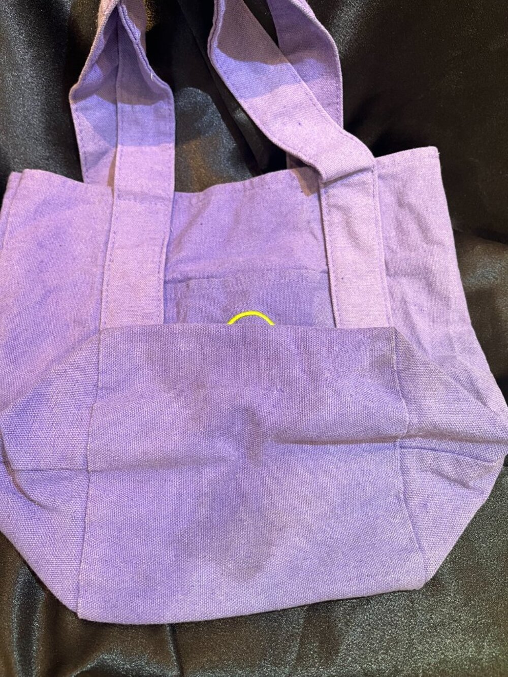 Trader Joe’s Mini Tote Purple (Halloween color) bag - Picture 4 of 5